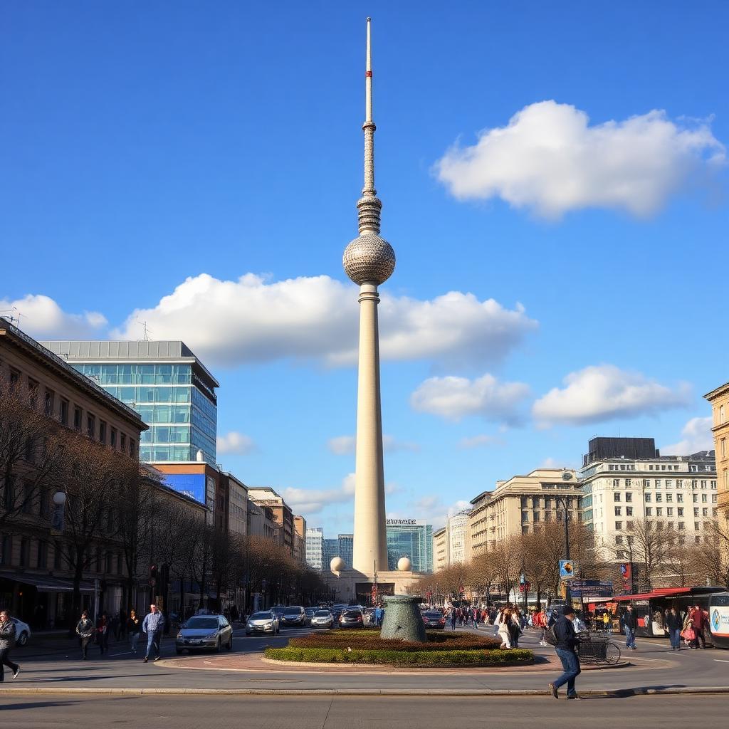 Alexanderplatz e Fernsehturm