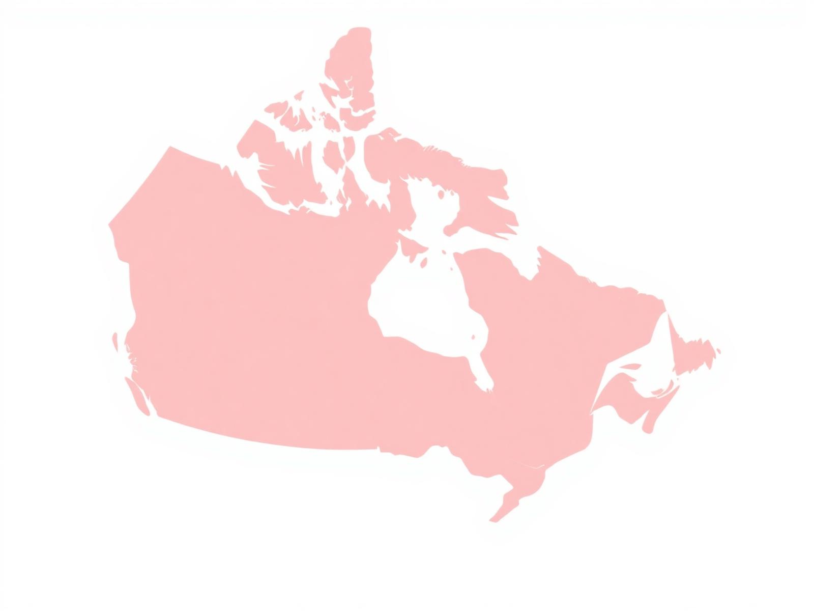 Mapa do Canadá