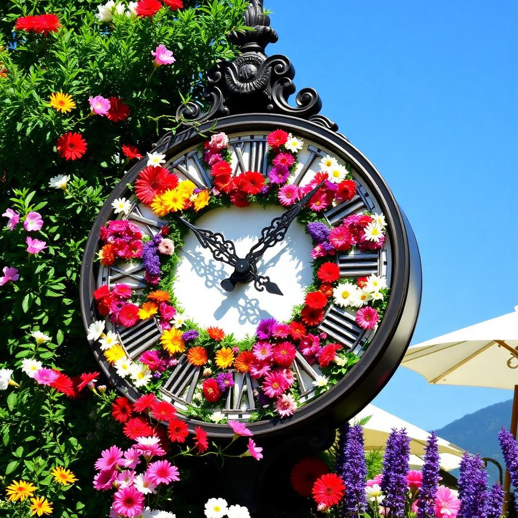 Relógio Floral (L'horloge fleurie)