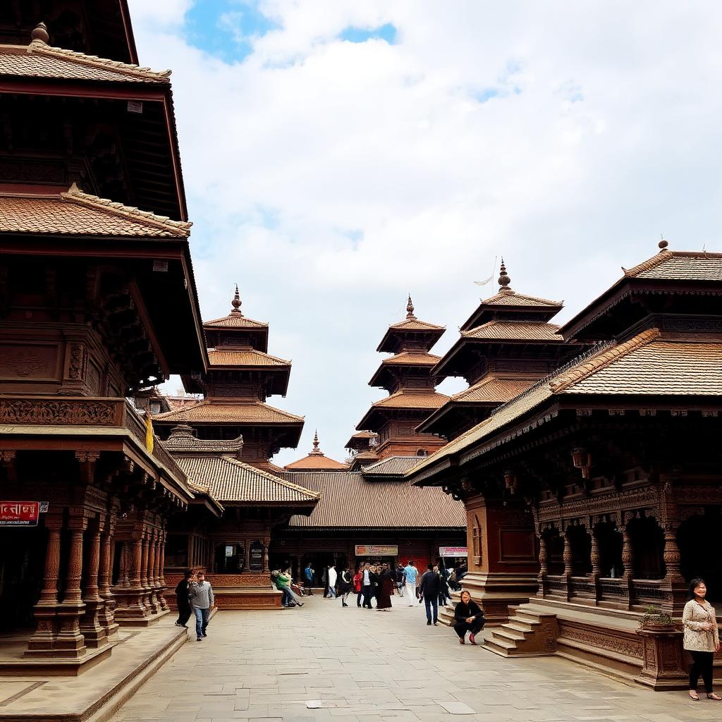 Praça Durbar de Kathmandu