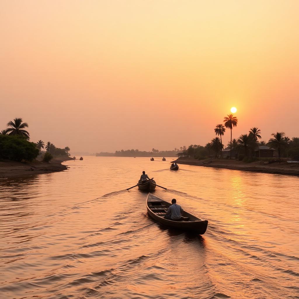 Rio Níger e passeios de pirogue