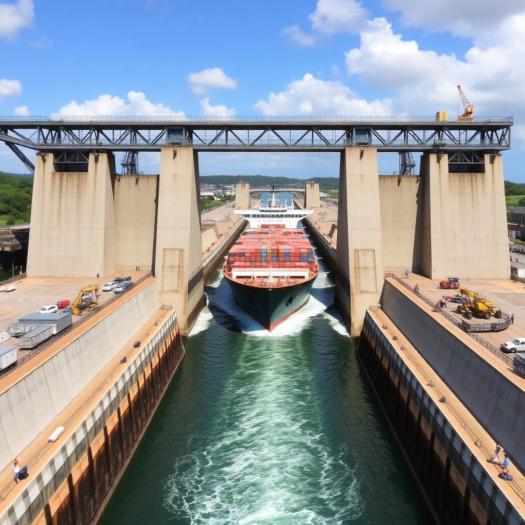 Canal do Panamá — Eclusas de Miraflores