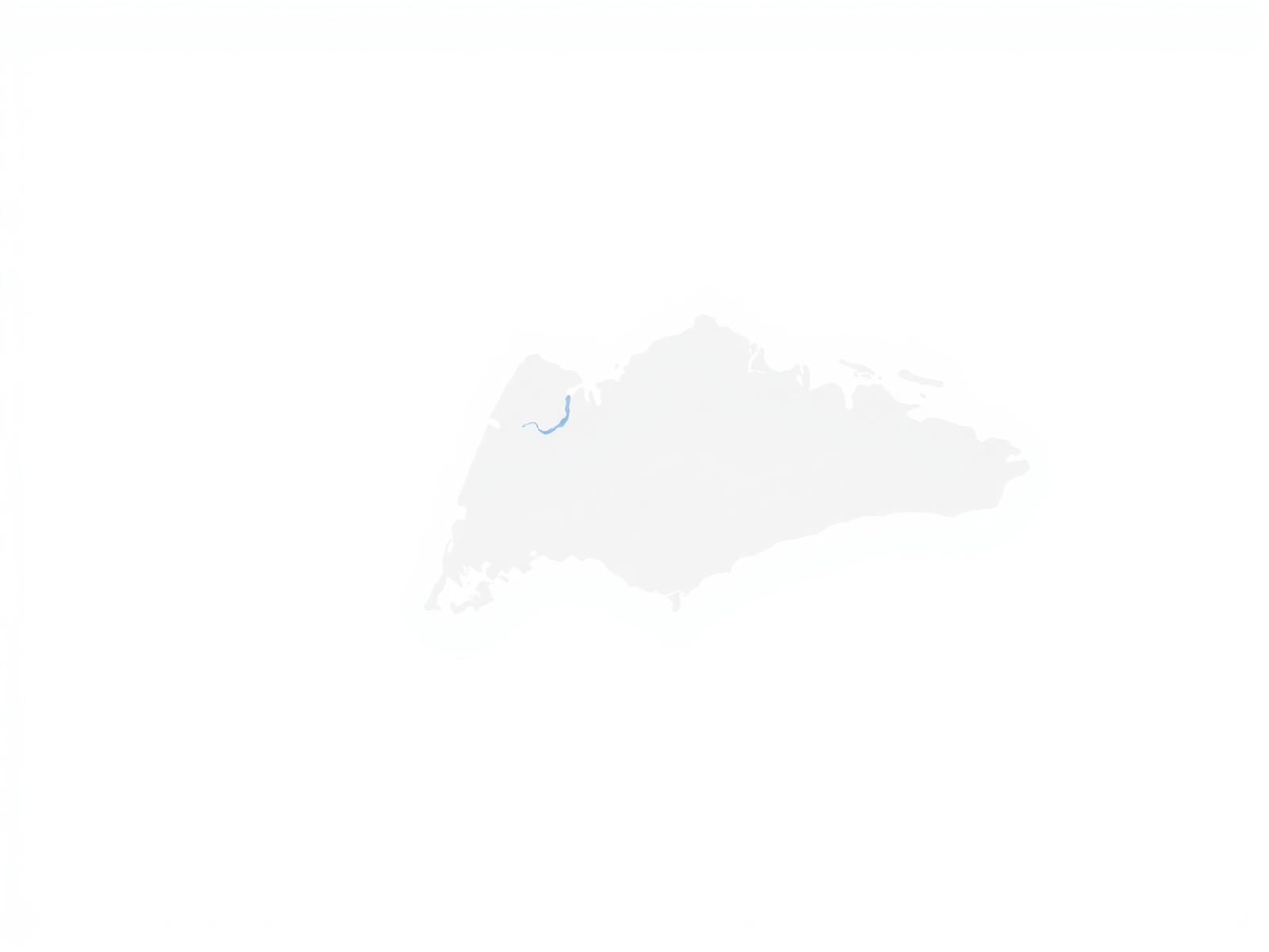 Mapa da ilha de Cingapura
